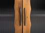 GINER Y COLOMER Aparador de madera de mango y metal negro